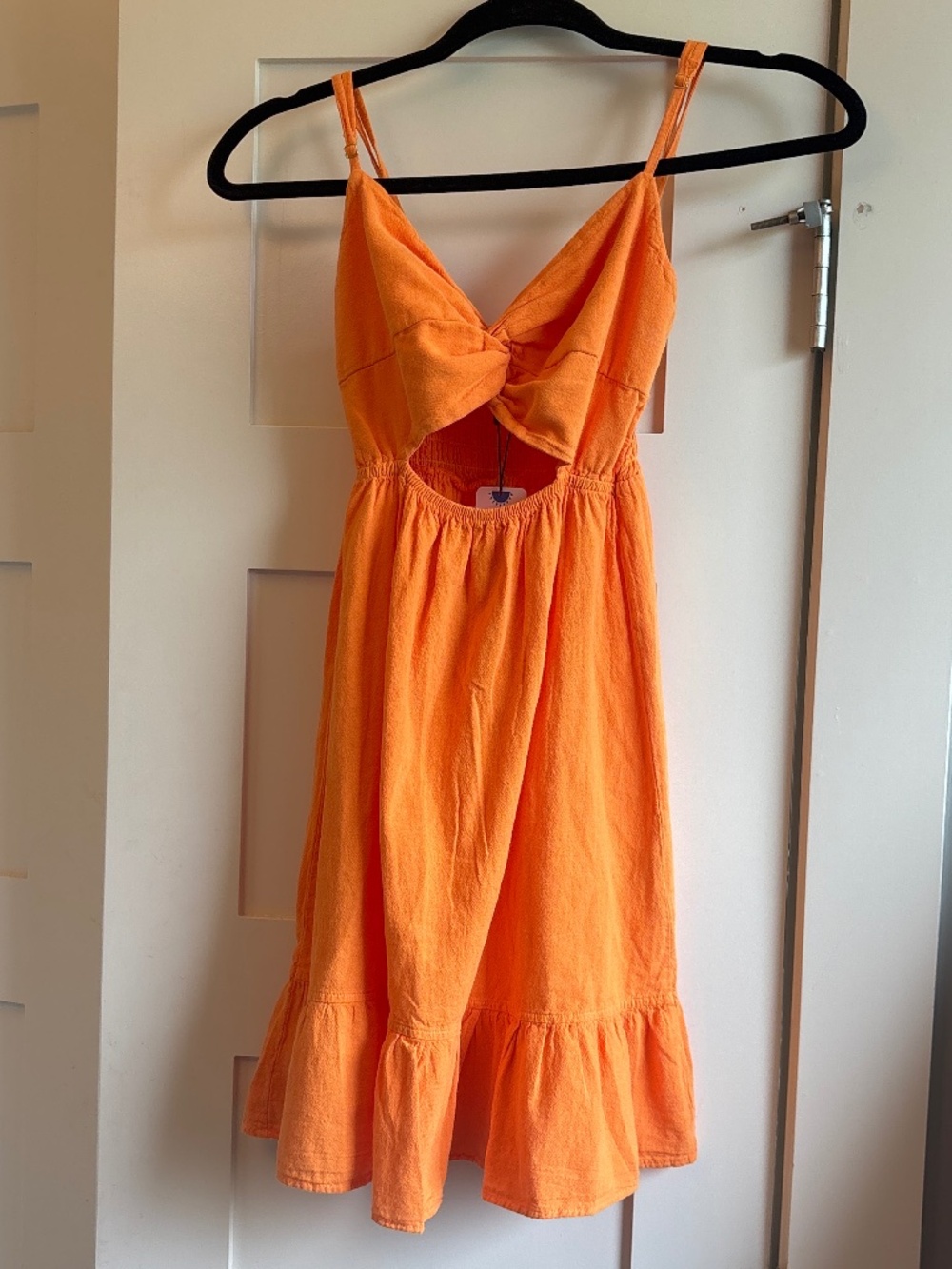 NWT NEW Resort Wear Seaspice small orange UT Tennessee GBO cutout sundress